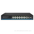 16Ports Poe Switch mit Gigabit Uplink und SFP